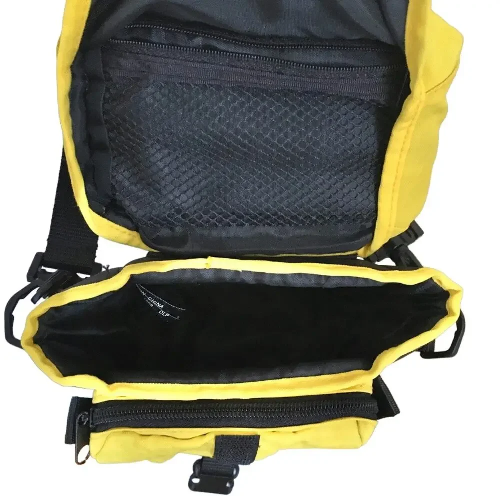 QUANTARAY Quilted Camara Bag Yellow Black Carry handle Crossbody strap